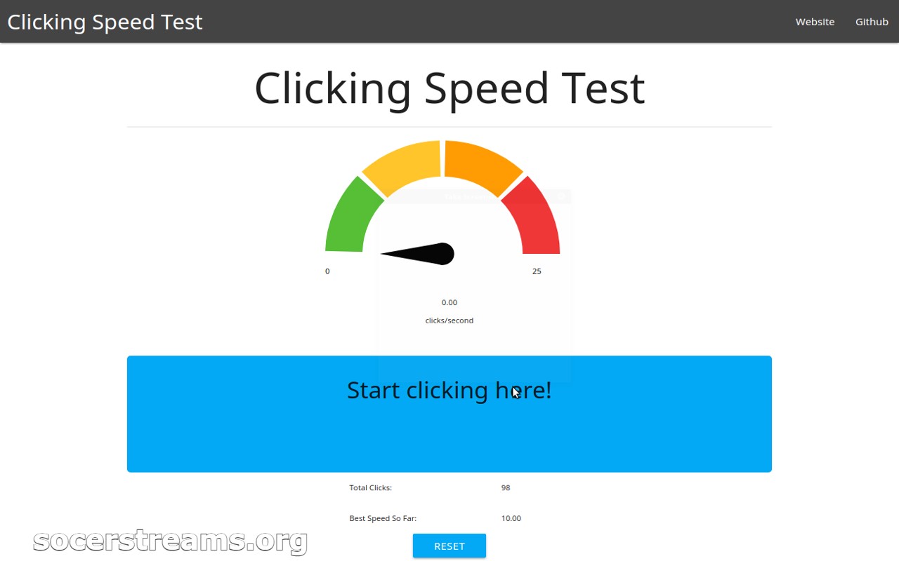 Click Speed Tester 